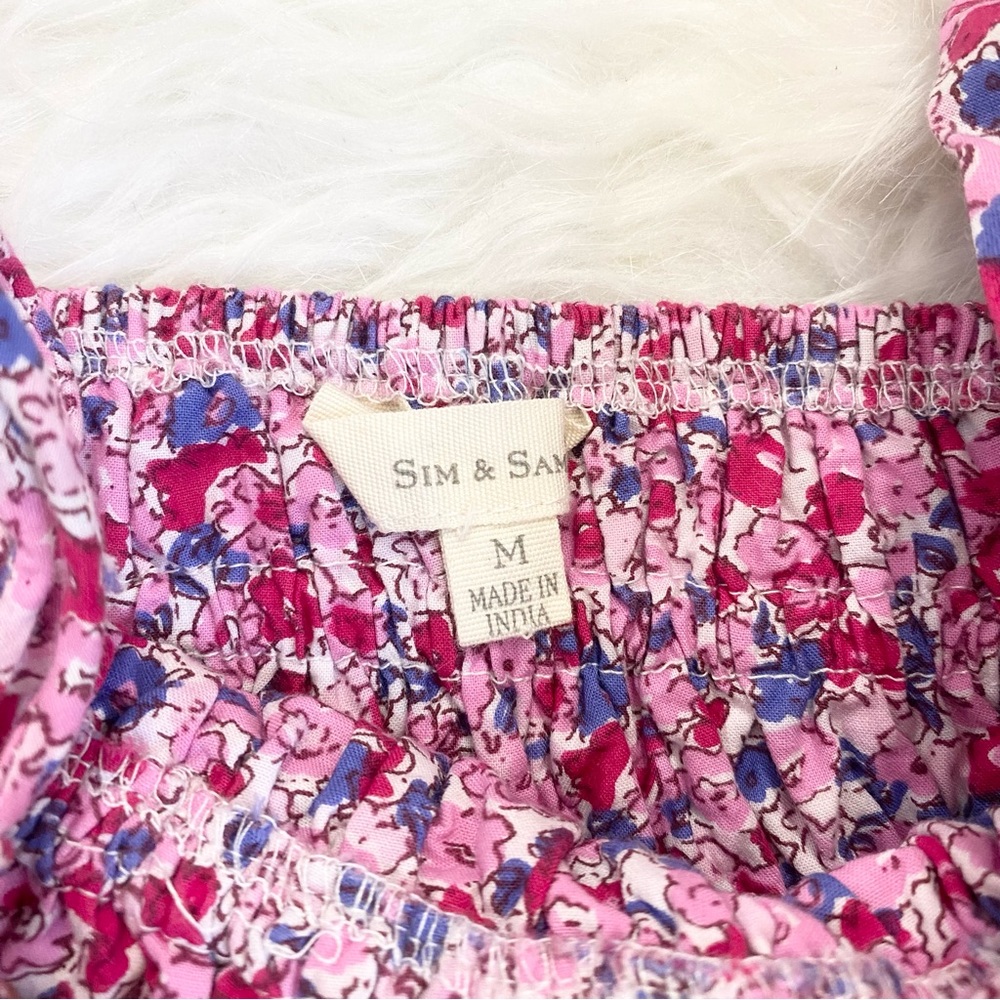 SIM & SAM Floral Print Top - Picture 5 of 5